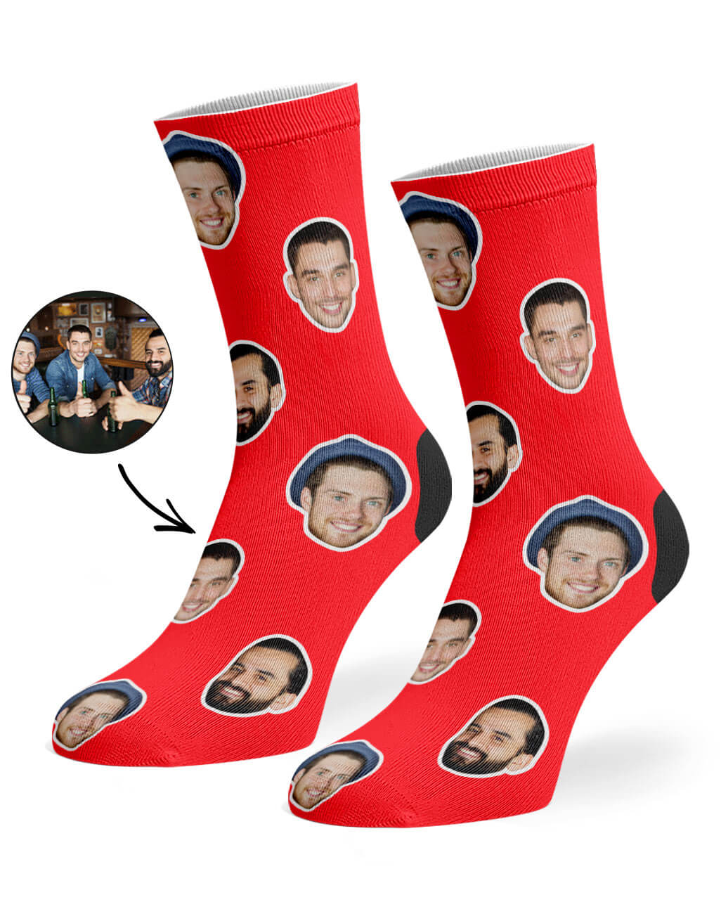 Best Friend Face Socks