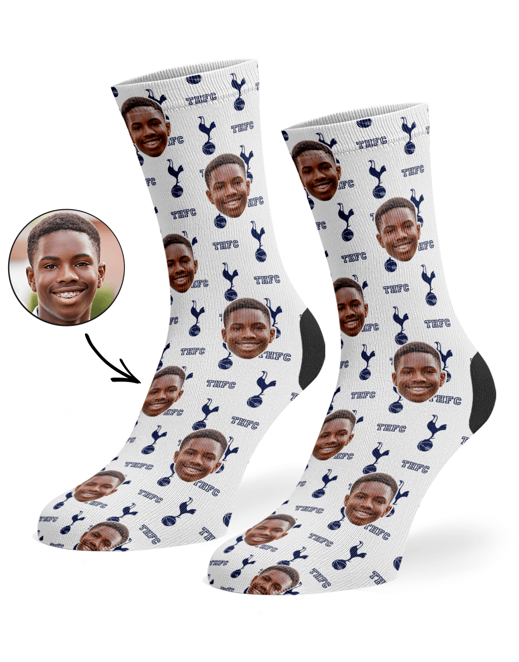 Spurs Pattern Socks