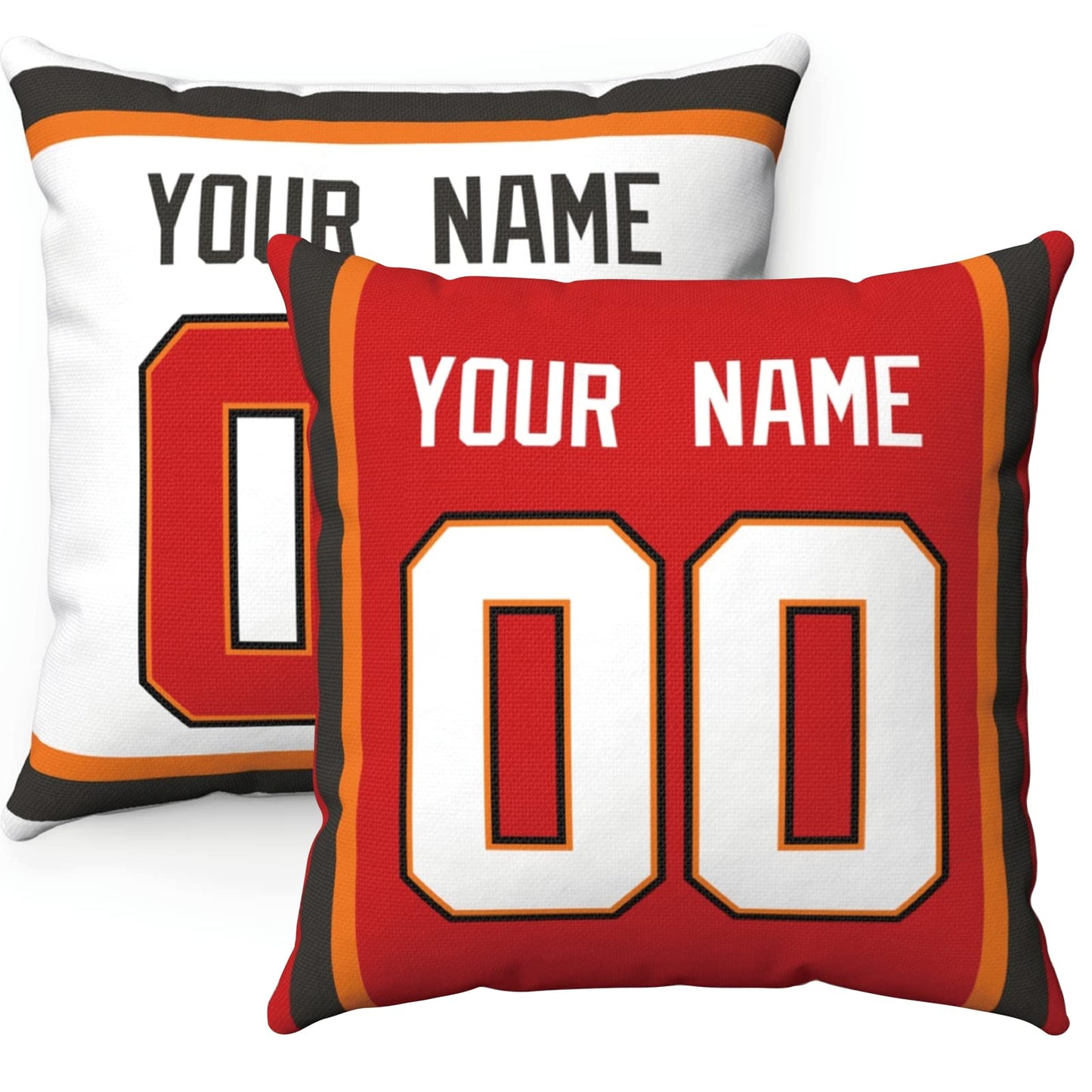 Throw Pillow Tampa Custom Any Name and Number