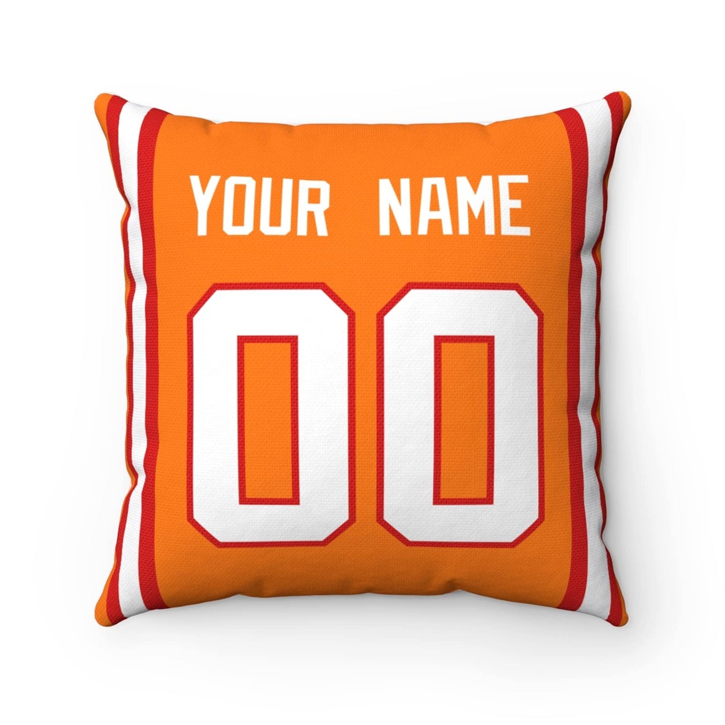 Throw Pillow Tampa Custom Any Name and Number