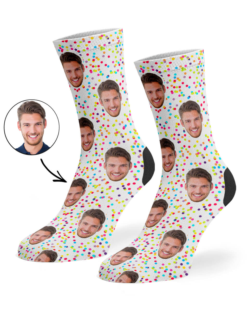 Colourful Spots Socks