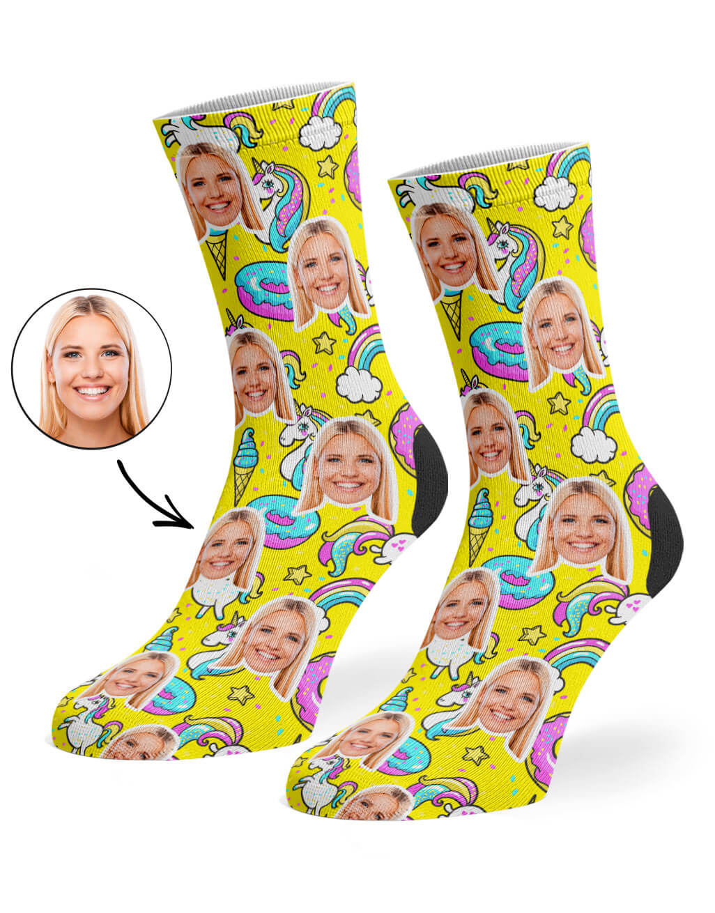 Unicorn & Donut Socks