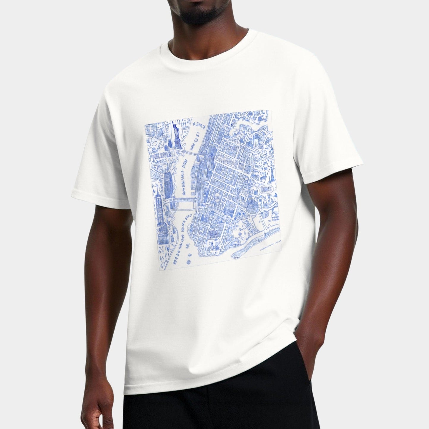 Brookylin Street Map Tee Shirts