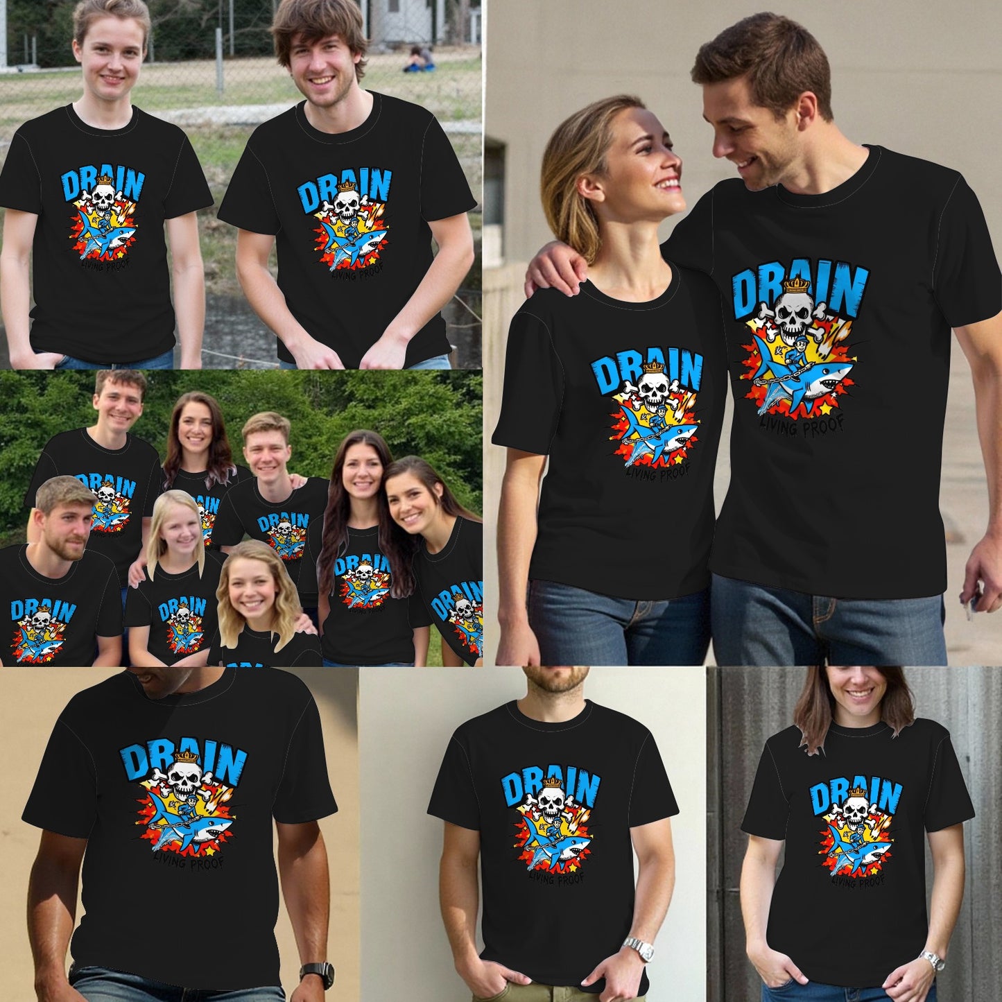 Drain Living Proof Tee Shirts