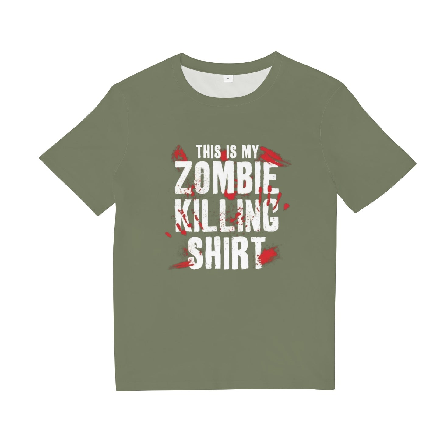 This Is My Zombie Killing T Shirt Round Neck T-Shirt