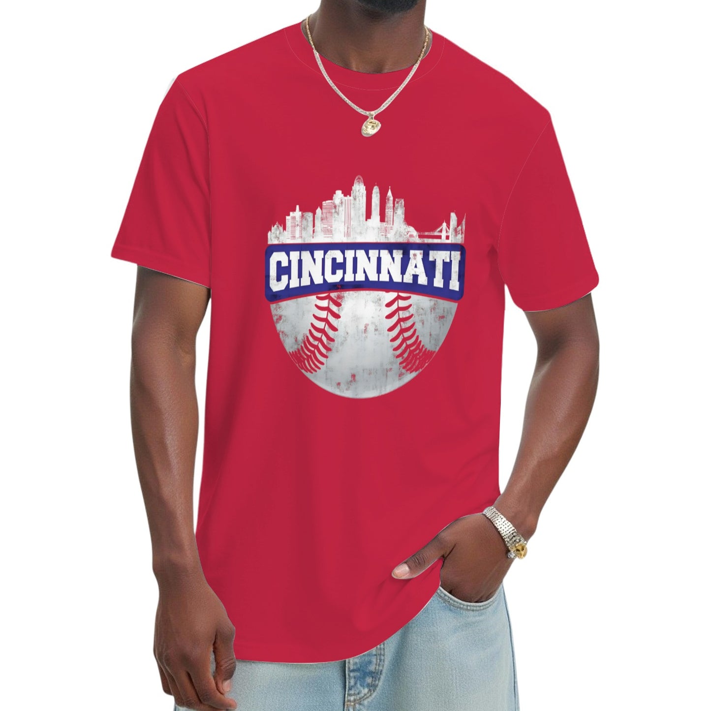 Vintage Cincinnati Ohio Baseball City T-Shirt