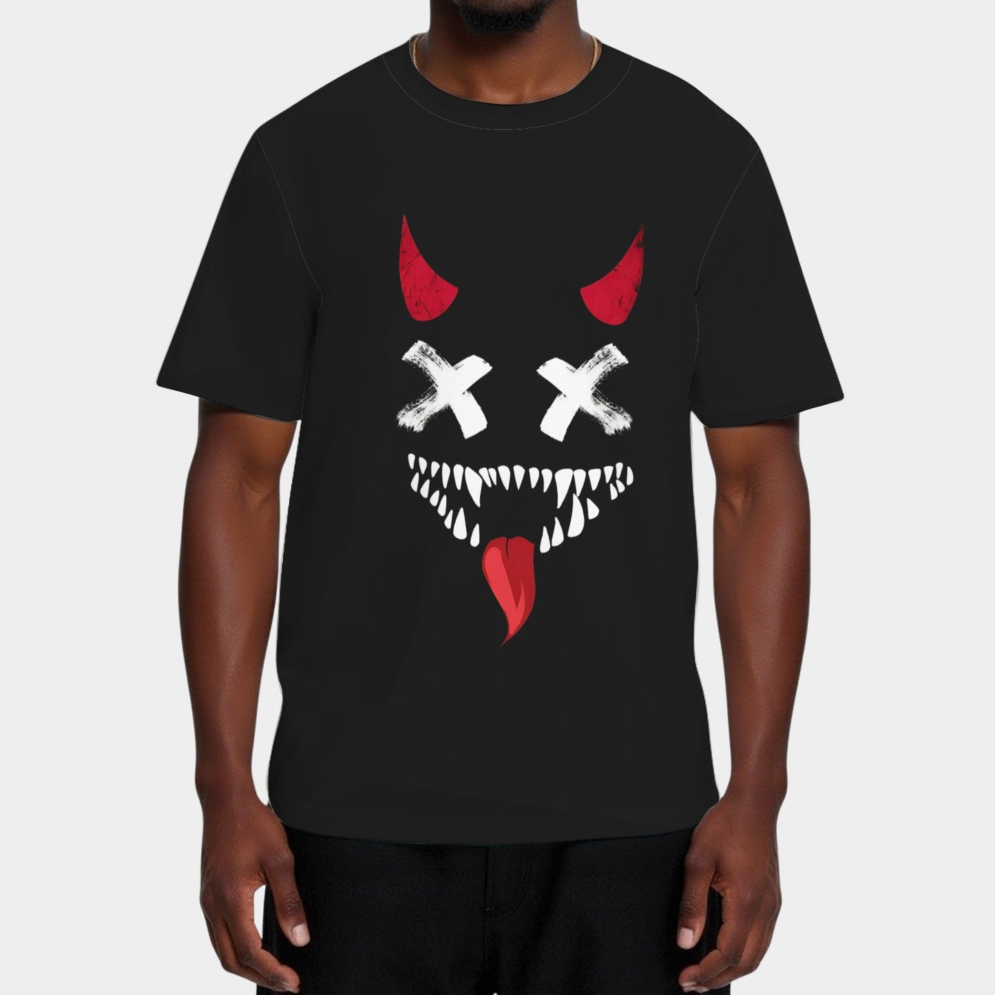 Devil In Disguise Evil Horns and Pointy Tail T-Shirt