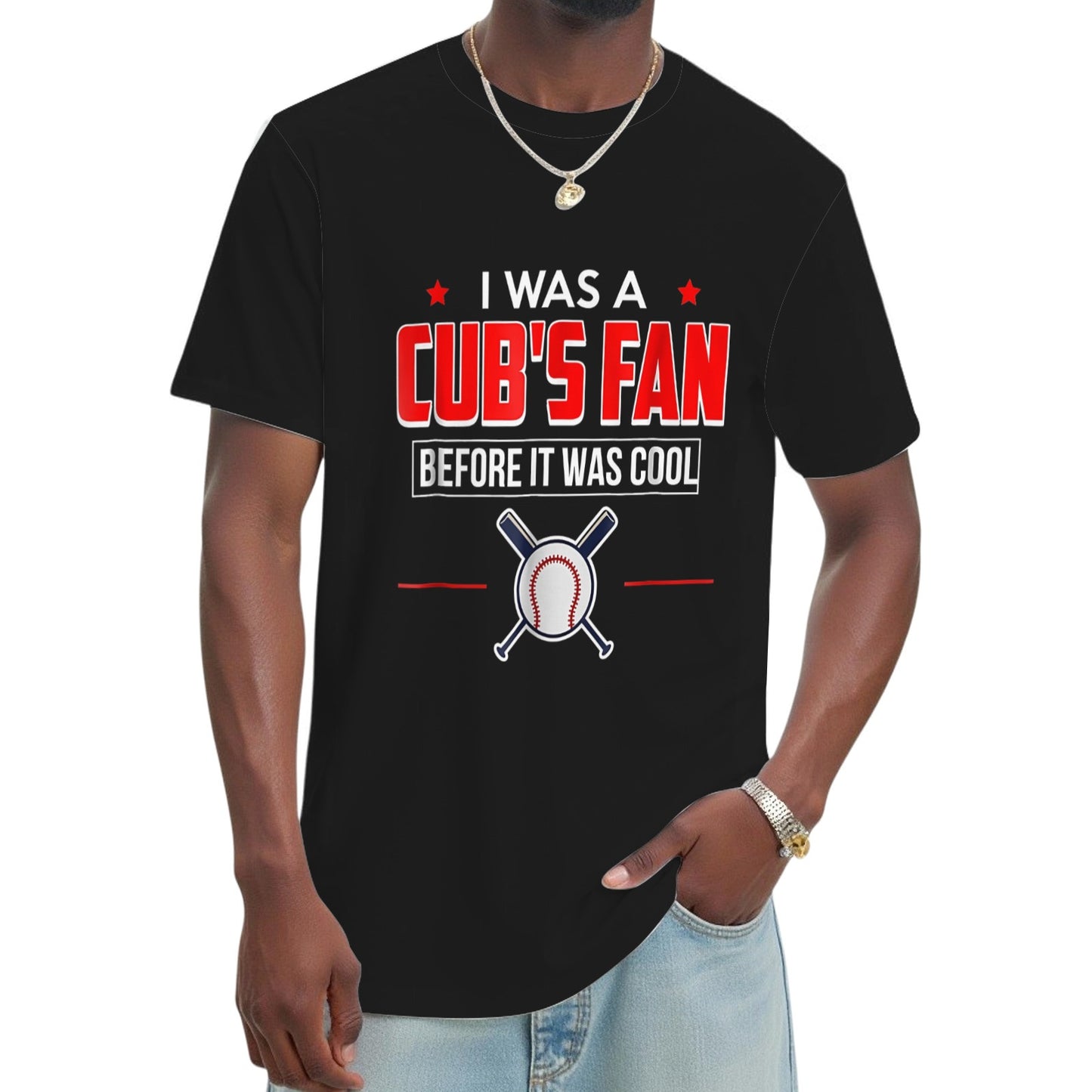 I Was A Cub's Fan Before It Was Cool Funny T Shirt Sports T-Shirt