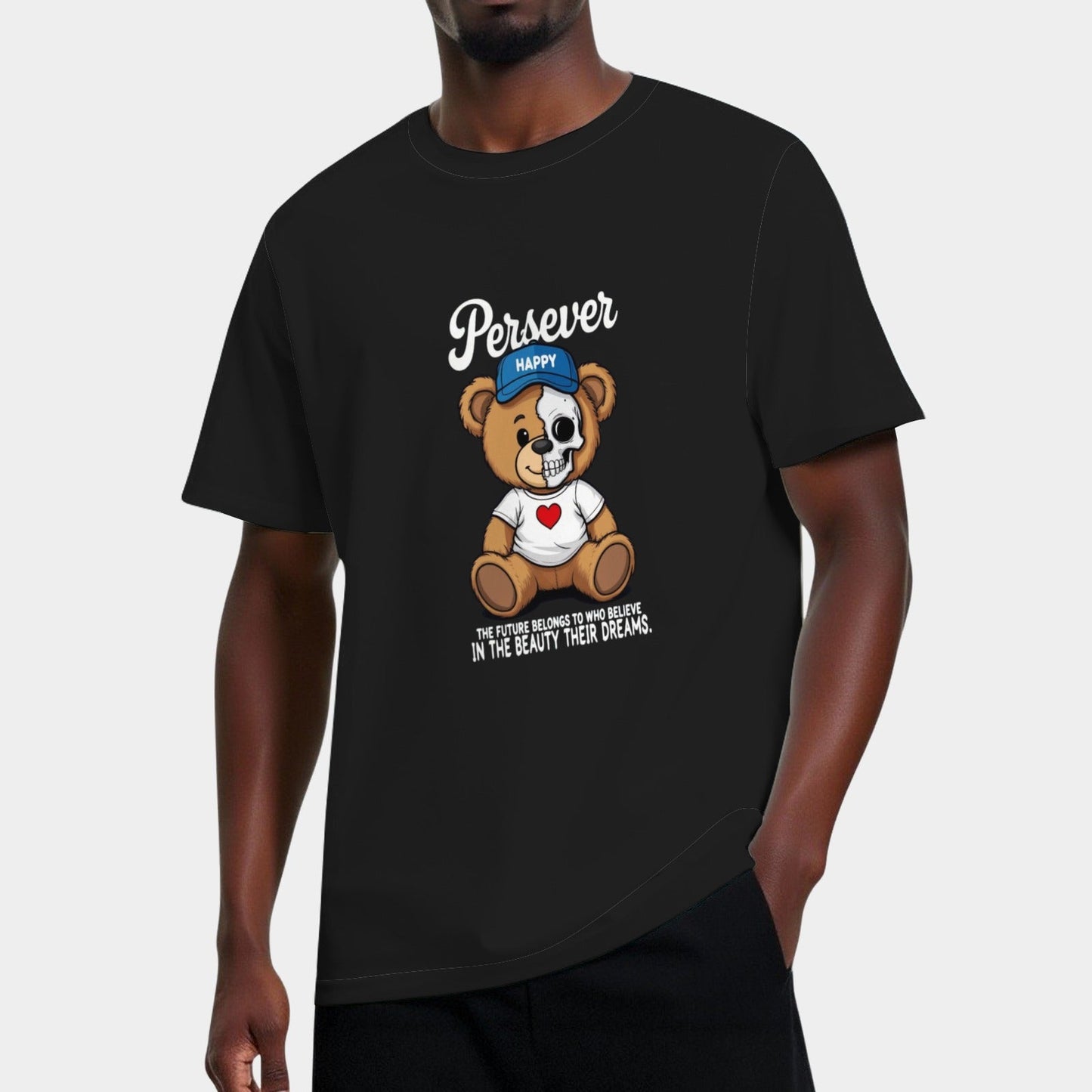 Persever Skull Bear T-Shirts