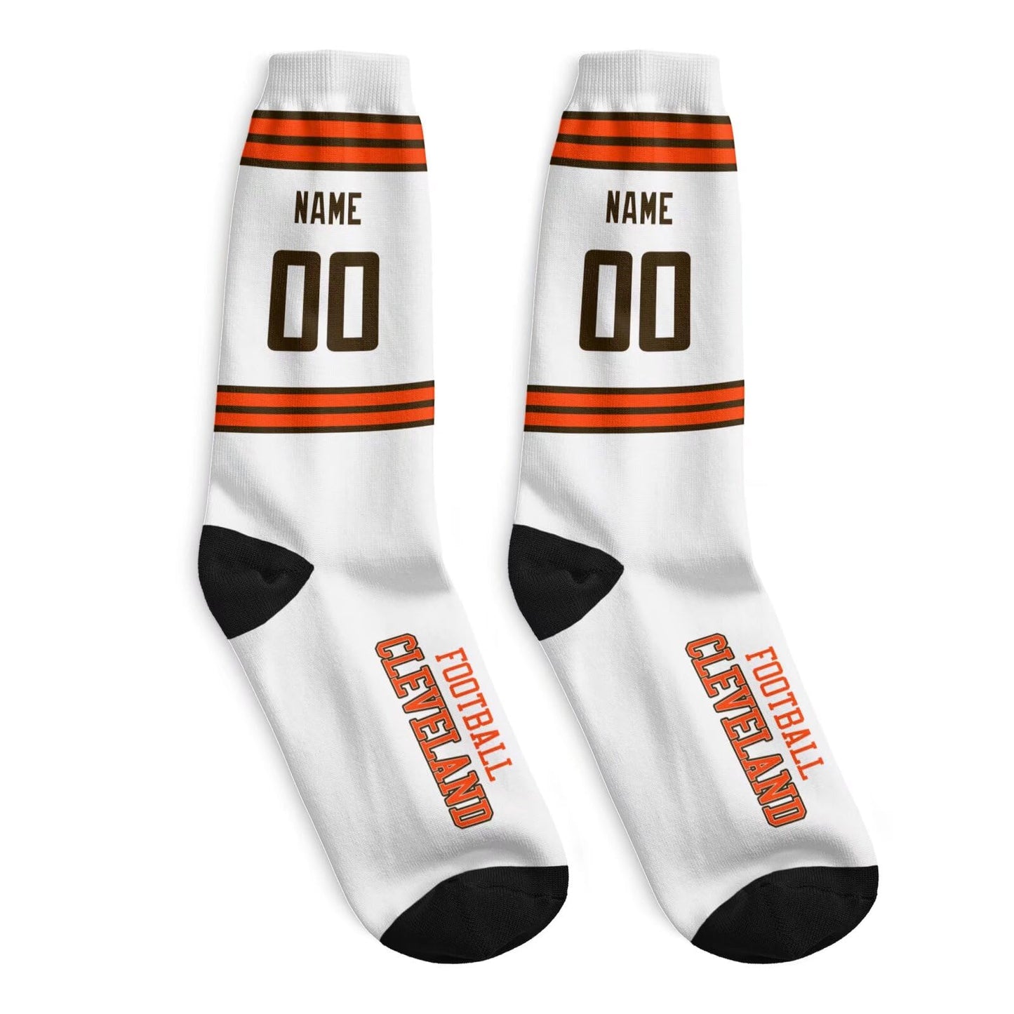Custom Cleveland Football Socks Show Team Spirit