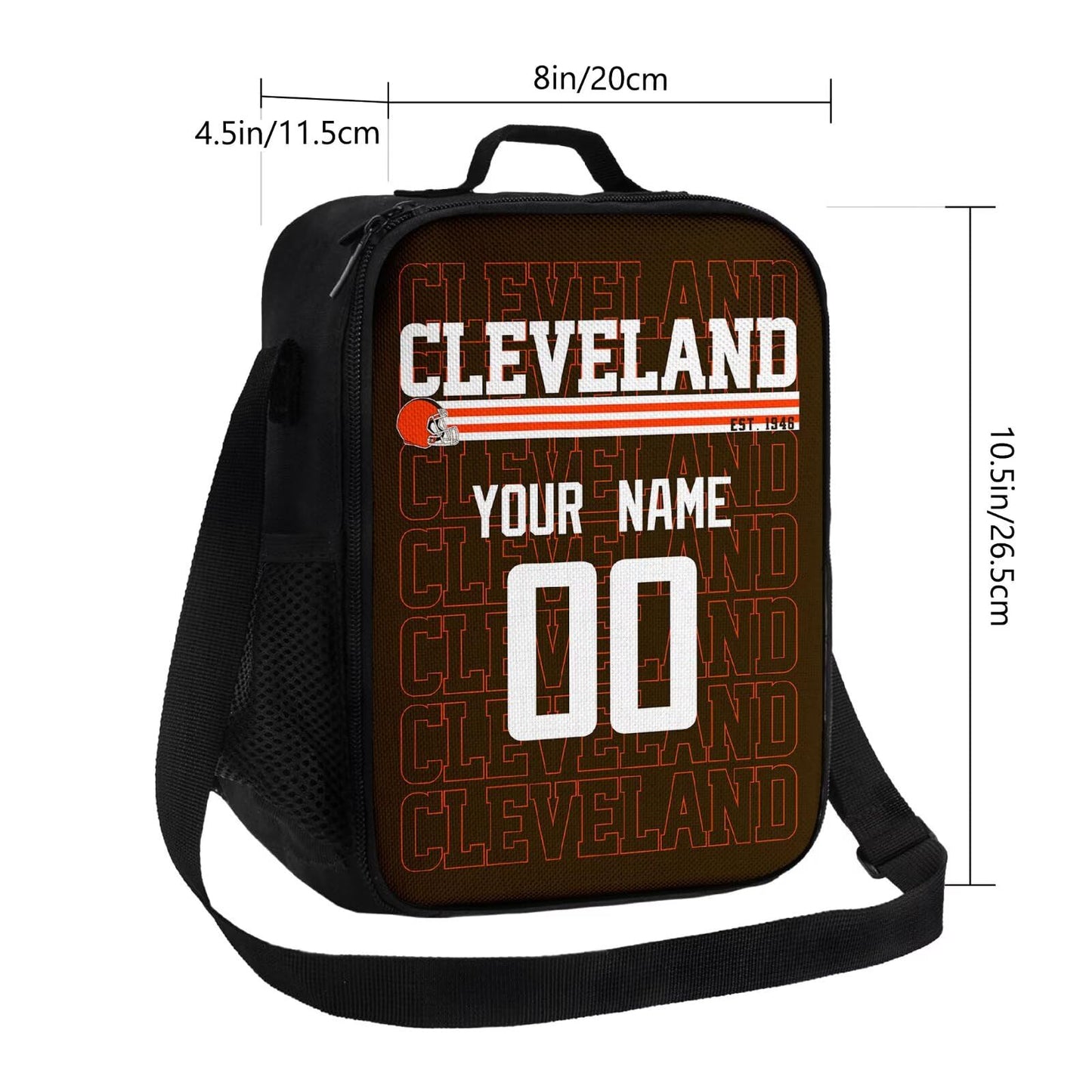 Custom Cleveland Lunch Box Bag Perfect for Outdoor Activities