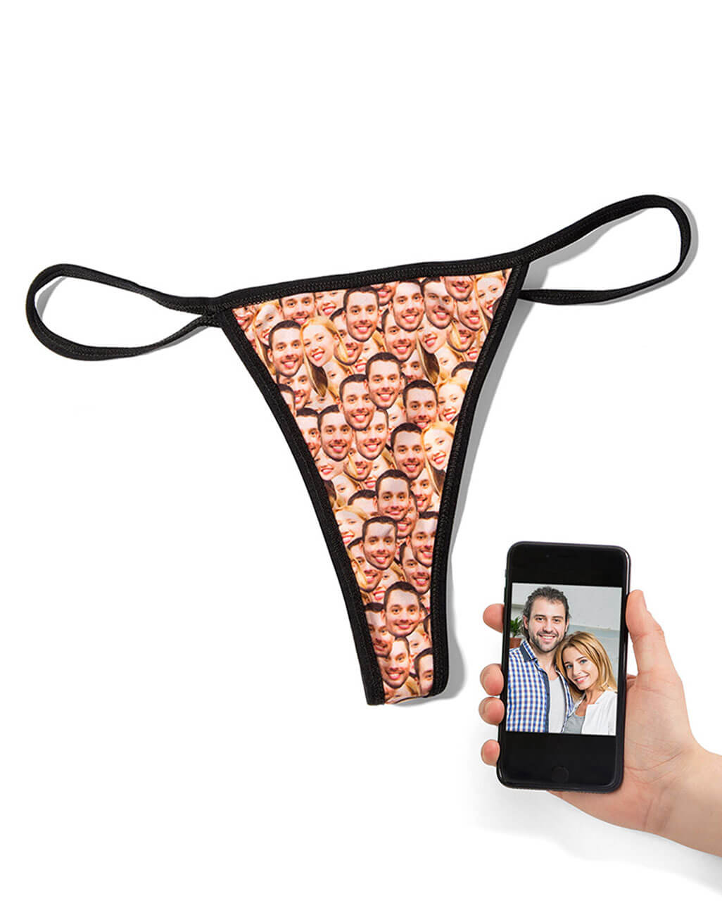 Couples Face Mash Thong