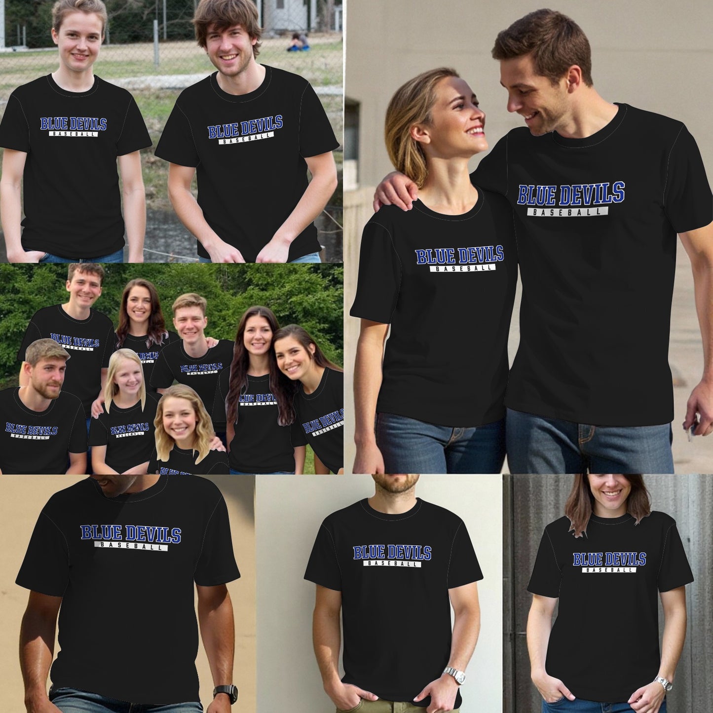 Etowah Blue Devils Baseball T-Shirt