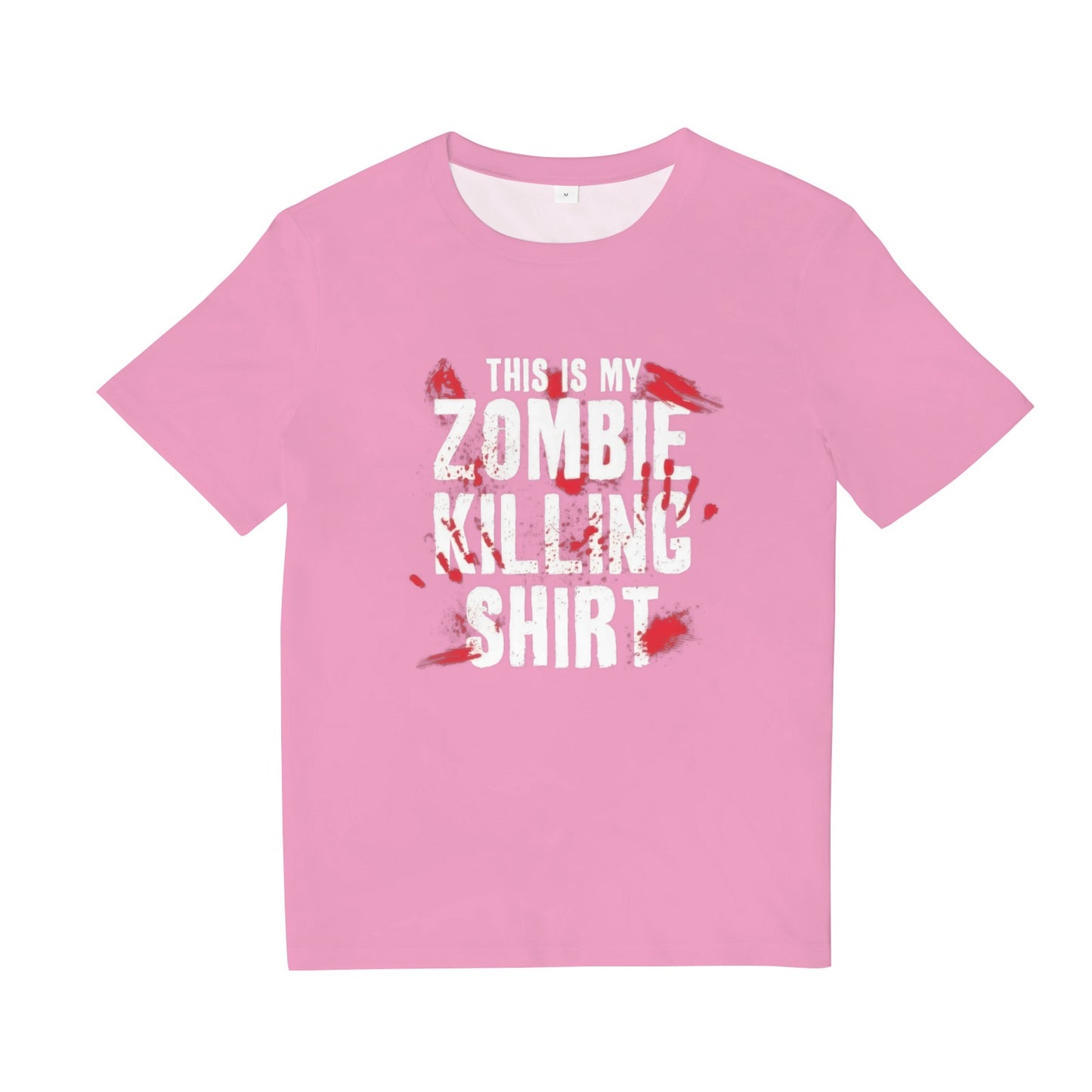 This Is My Zombie Killing T Shirt Round Neck T-Shirt