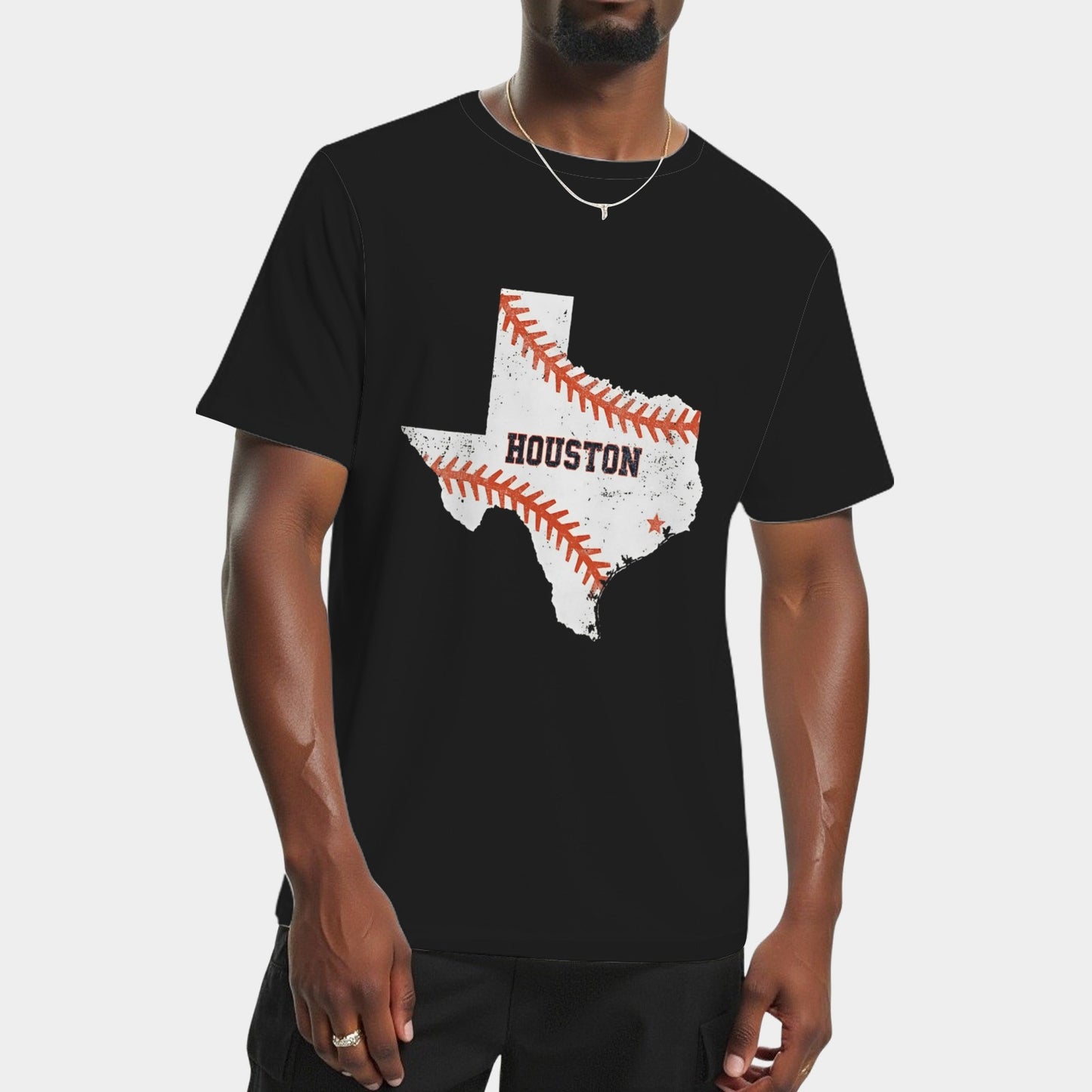 Houston Baseball Vintage Distressed T-Shirt