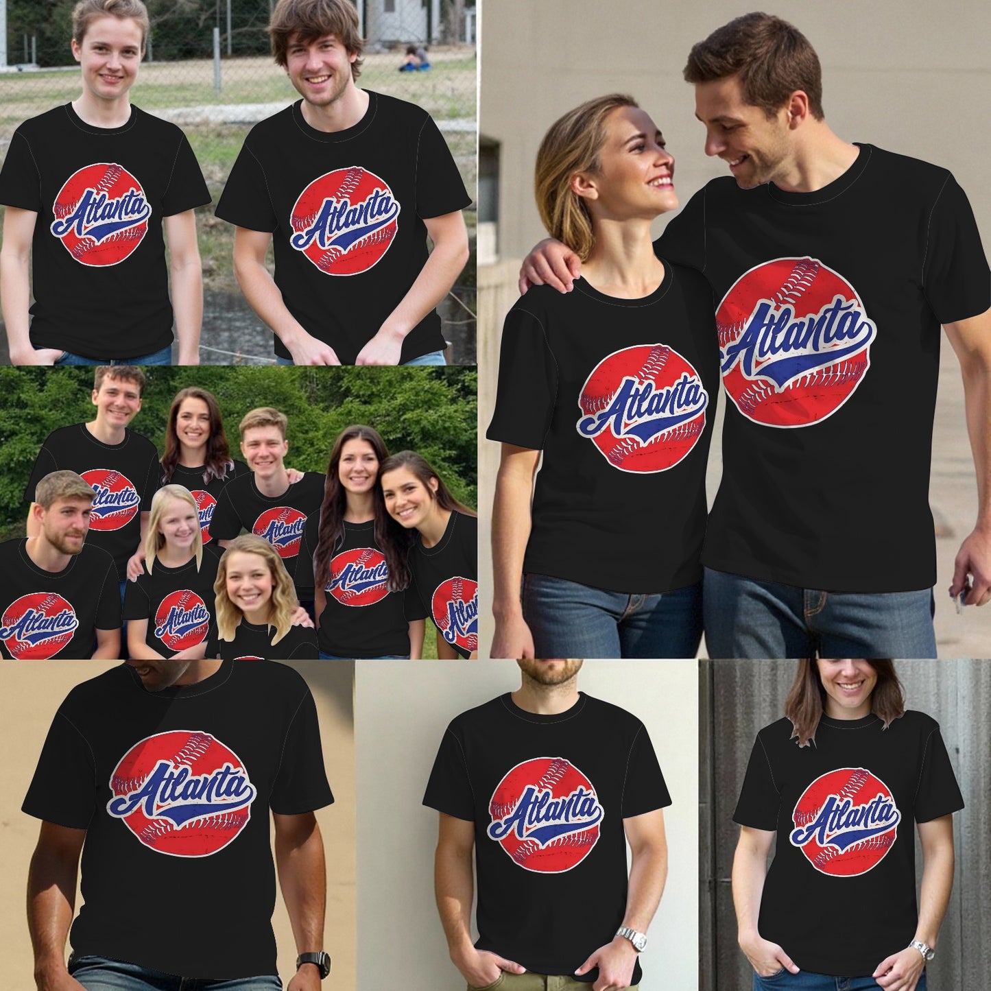 Vintage Atlanta Baseball Sports T-Shirt