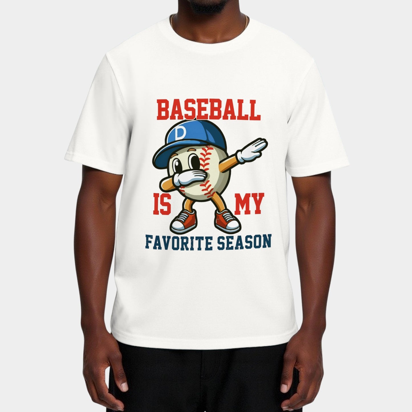 Dabbing Baseball Is My favorite Season T-Shirt