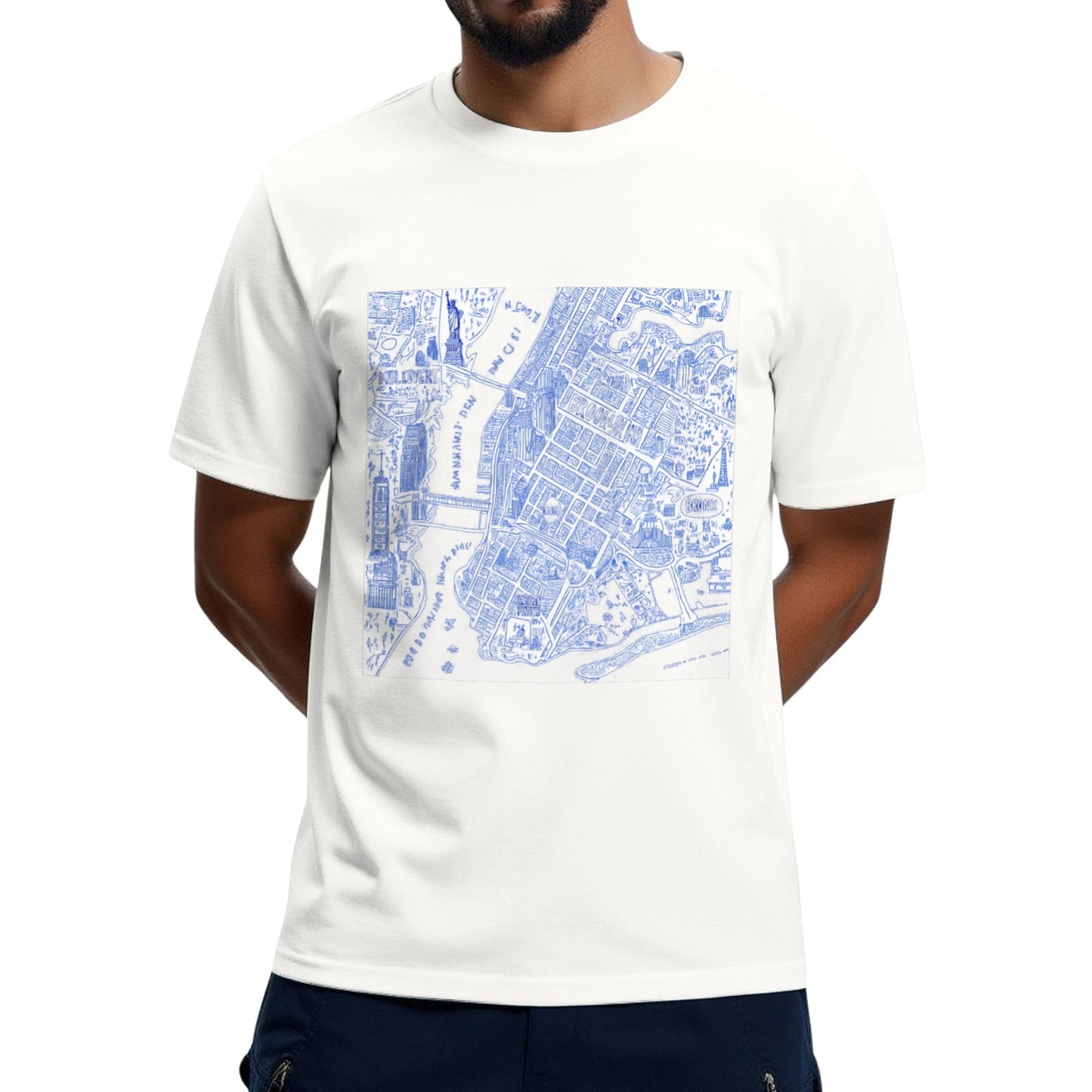 Brookylin Street Map Tee Shirts