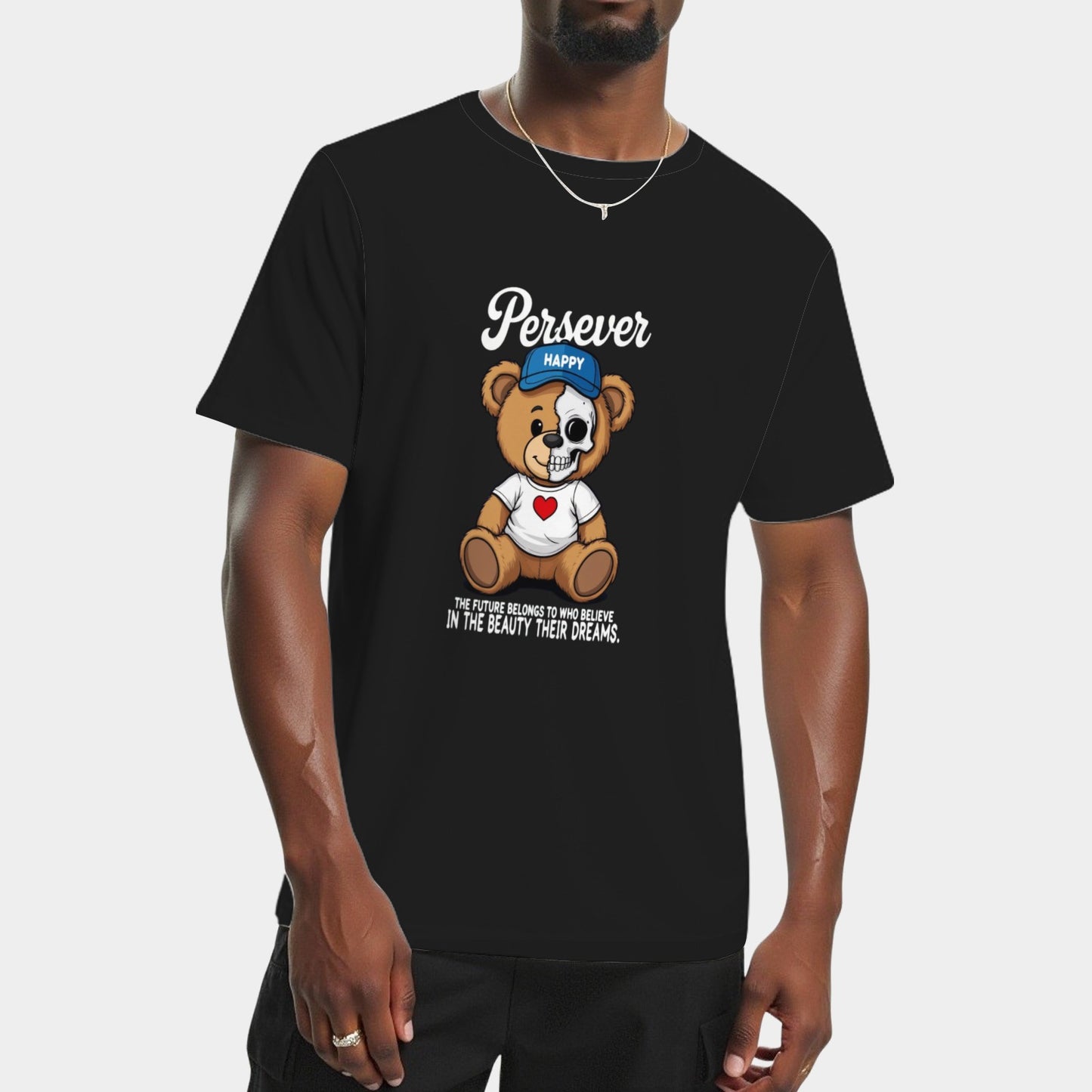Persever Skull Bear T-Shirts
