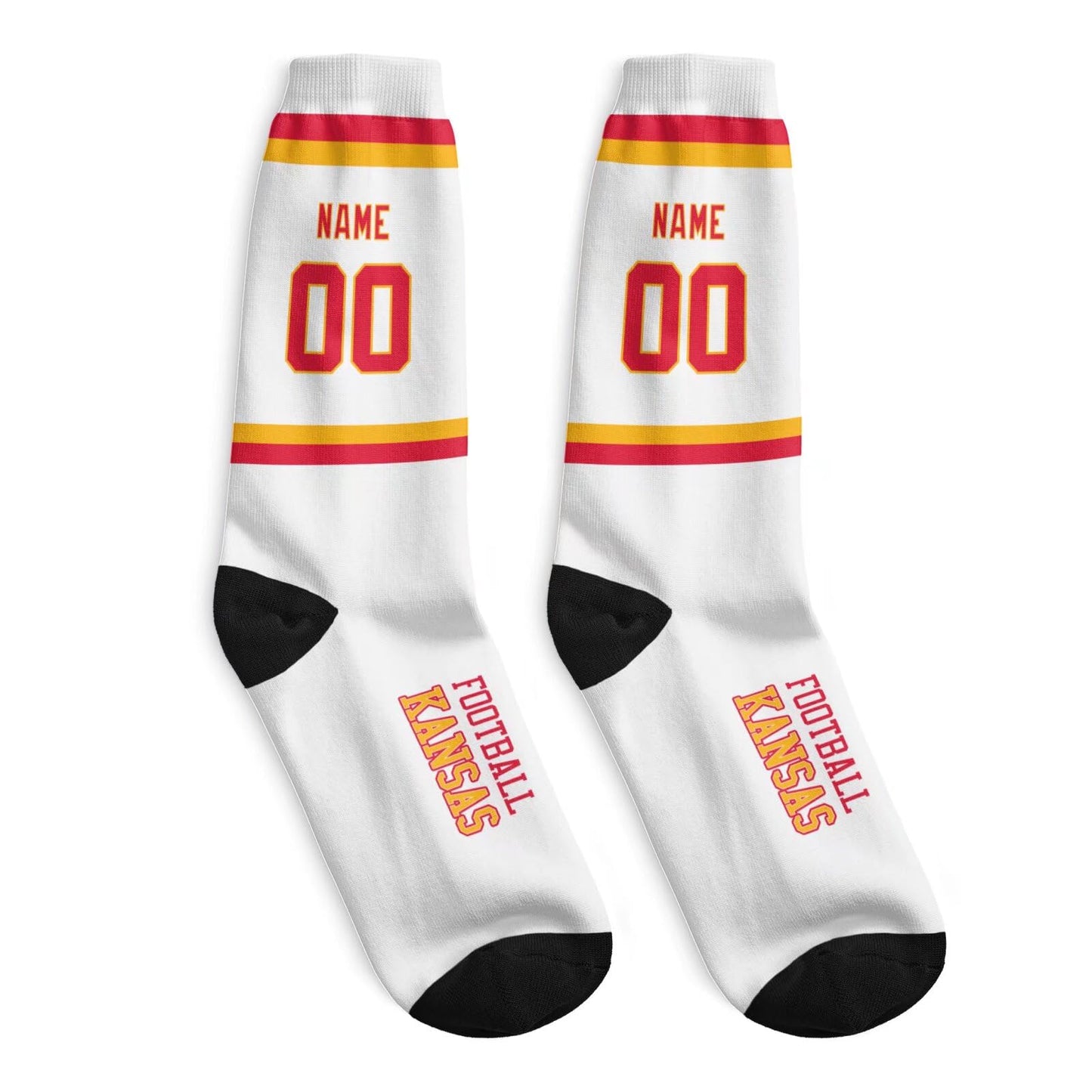 Personalized Kansas Sports Socks Unisex Fit