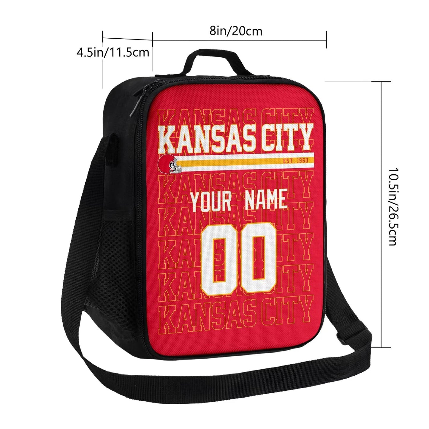 Custom Kansas Lunch Box Bag Insulated for Hot or Cold Meals