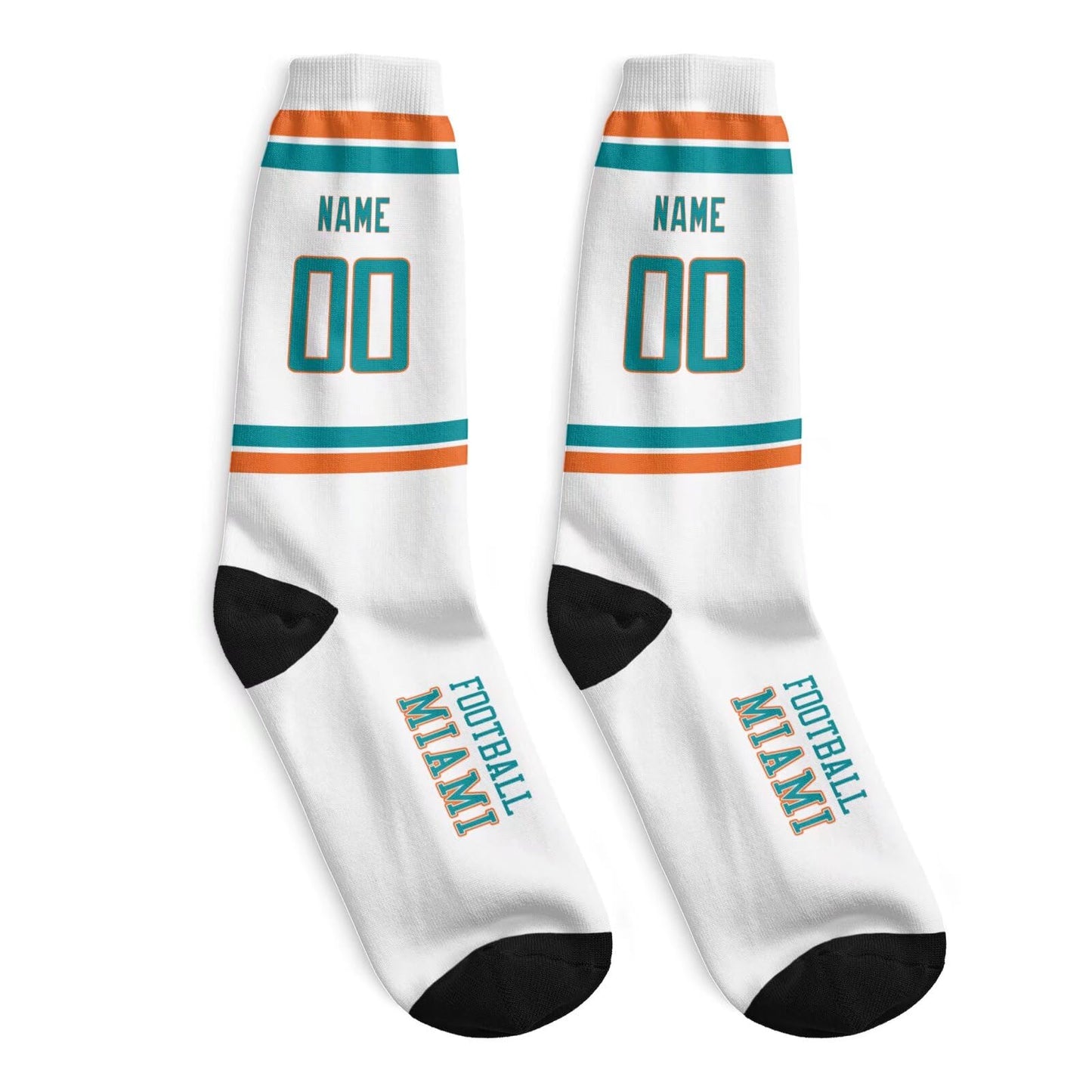 Custom Miami Sports Socks Great for Gift Ideas