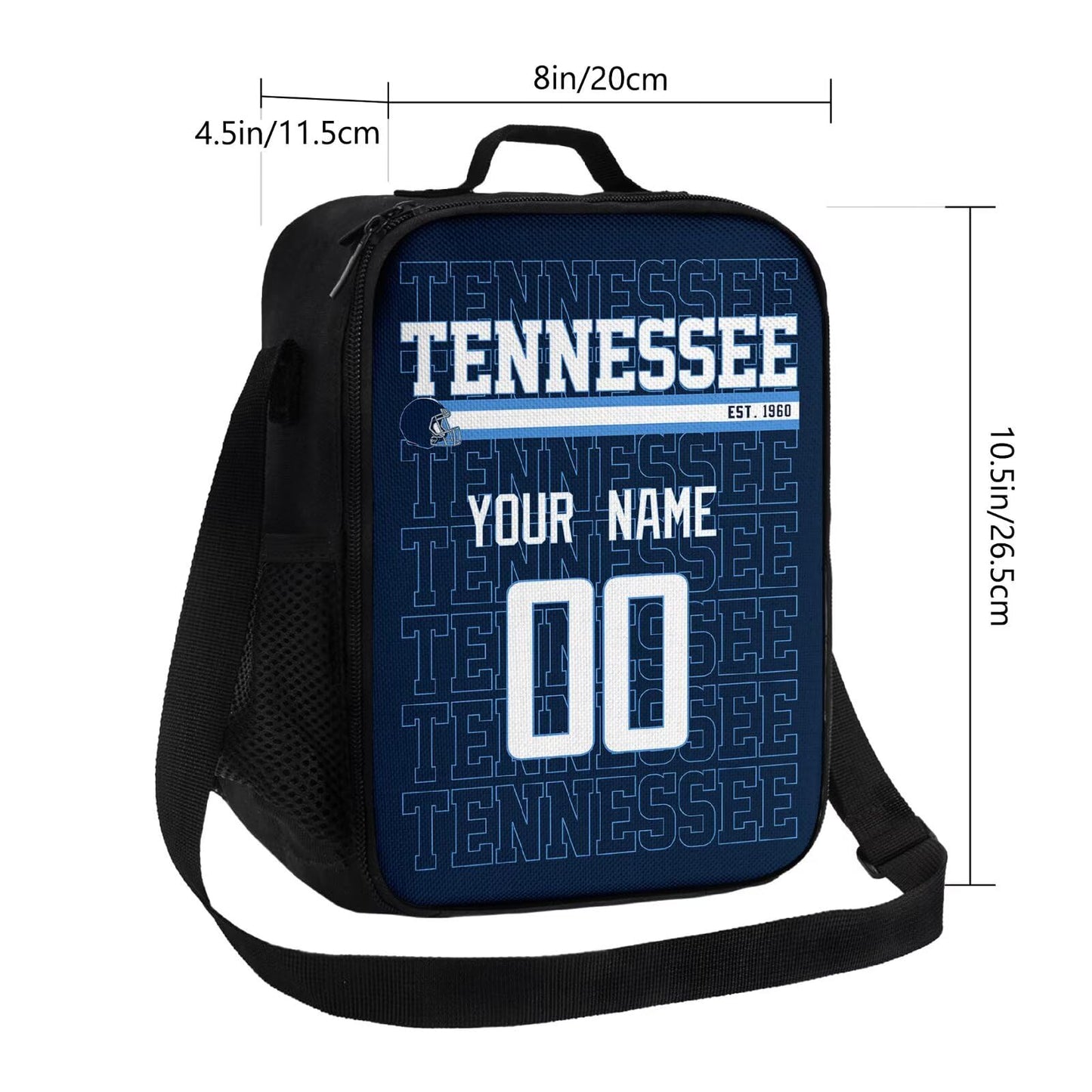 Lightweight Tennessee Lunch Bag Personalized for Daily Meals