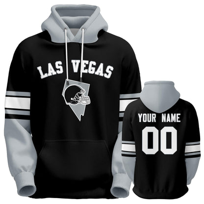 Custom Football Hoodie Personalized Team Pullover Sweatshirt