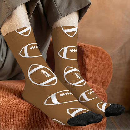 Customizable Football Socks - Faces, Numbers, or Patterns