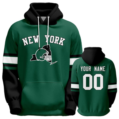 Custom Football Hoodie Personalized Team Pullover Sweatshirt