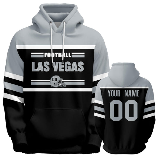 Custom Football Hoodies Sports Personalized Fans Pullover Sweatshirts