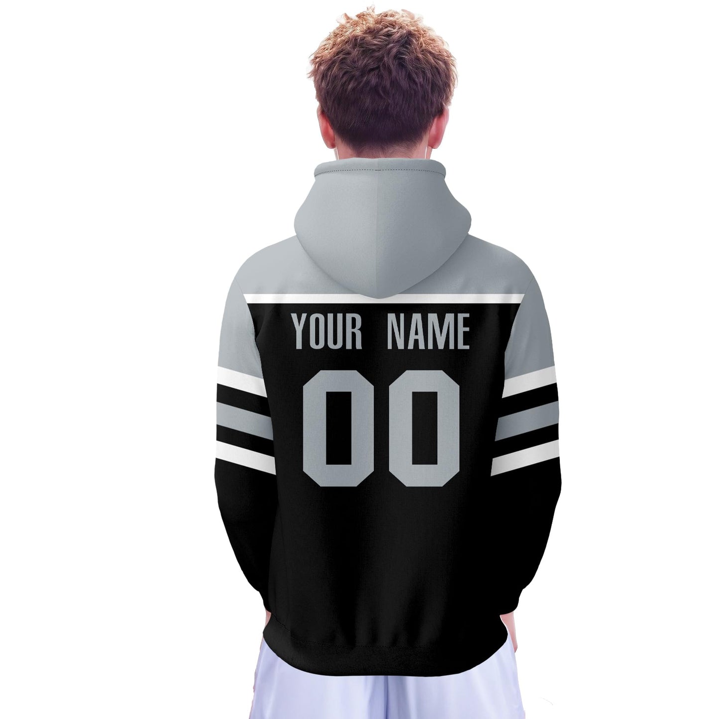 Custom Football Hoodies Sports Personalized Fans Pullover Sweatshirts