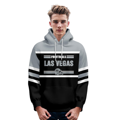 Custom Football Hoodies Sports Personalized Fans Pullover Sweatshirts