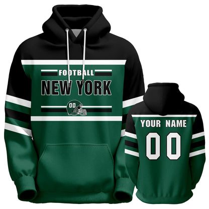 Custom Football Hoodies Sports Personalized Fans Pullover Sweatshirts