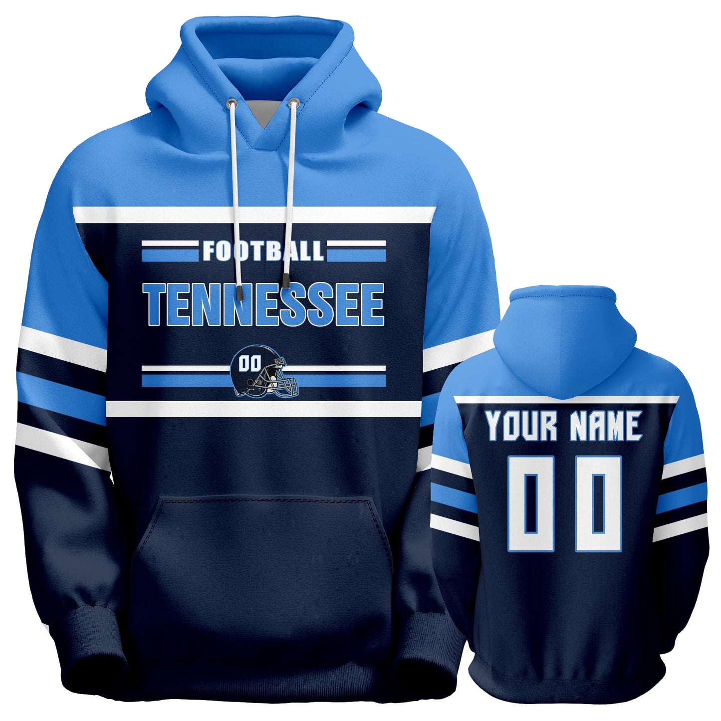 Custom Football Hoodies Sports Personalized Fans Pullover Sweatshirts