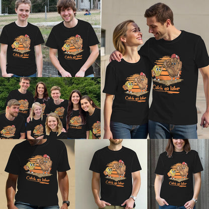 Catch ya Later Cartoon Baseball Glove and Baseball Ball T-Shirt