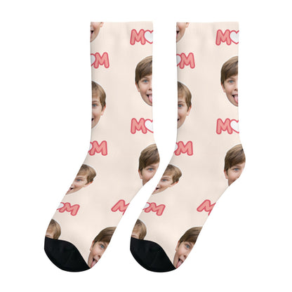 Custom Best Mom Sock