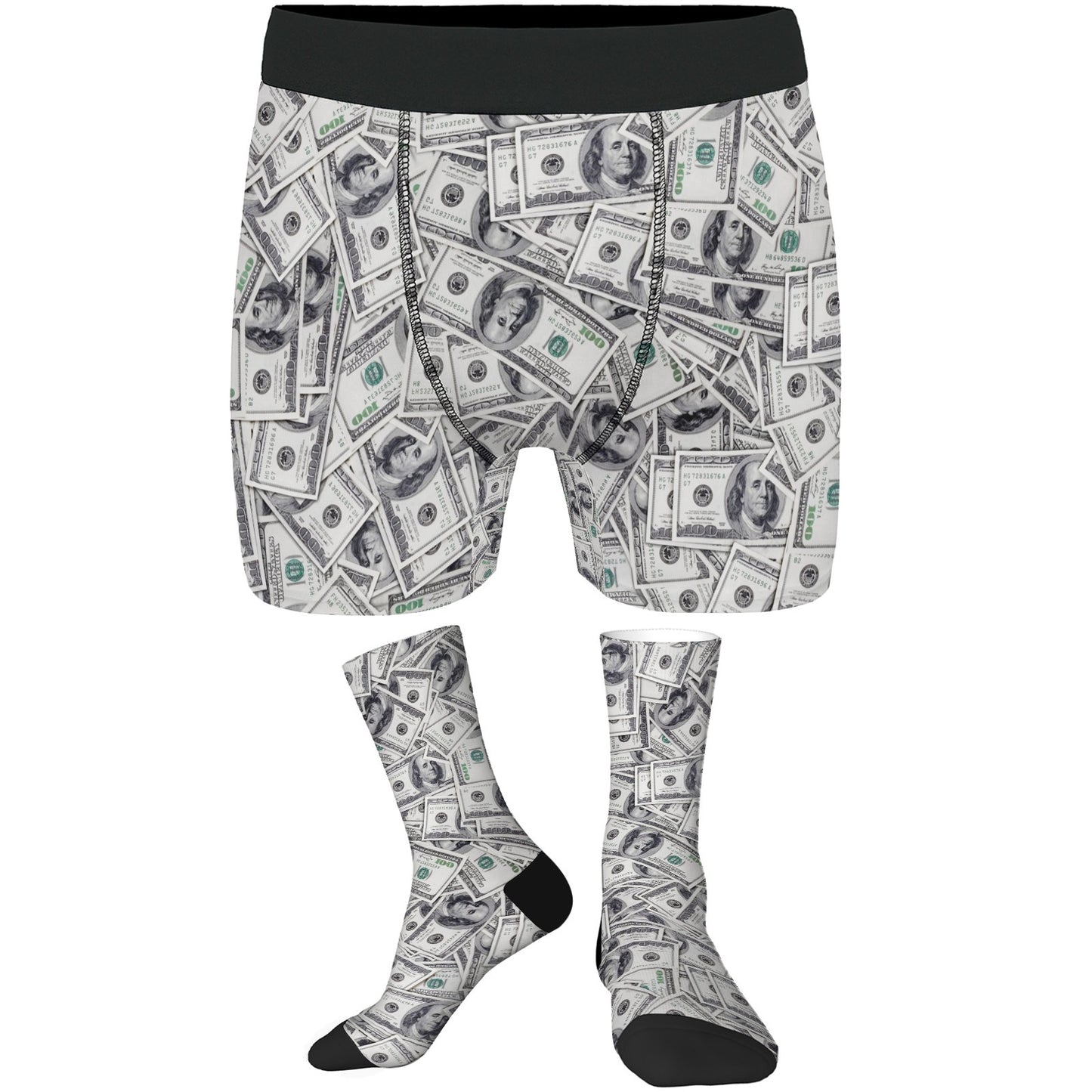 Custom Men's Underwear & Socks Set - Make Money Design