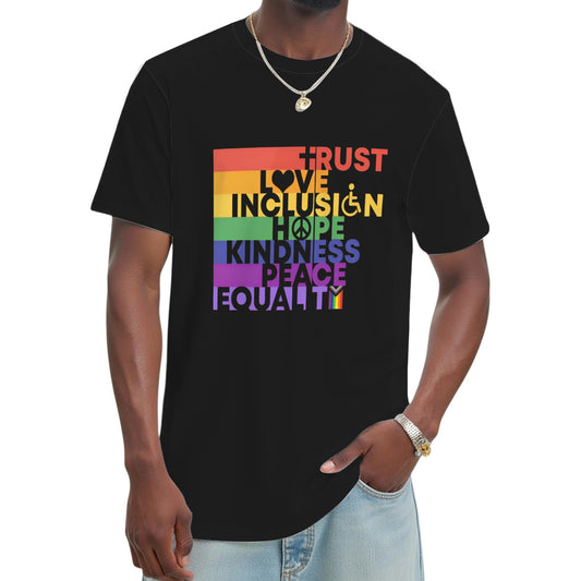 Trust Love Inclusion Hope Kindness Peace Equality T-Shirts