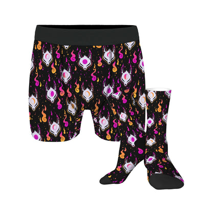 Custom Men's Underwear & Socks Set - Fox Design