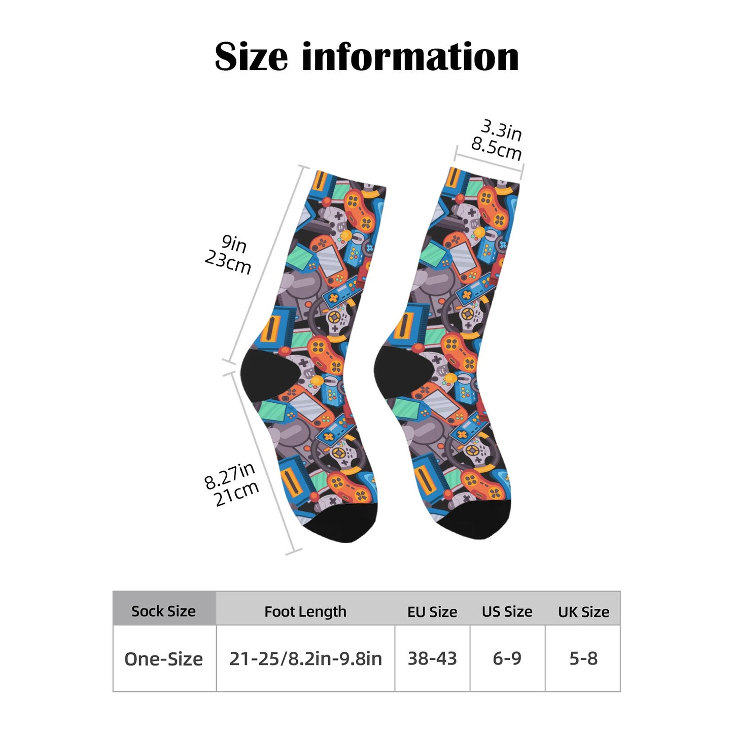 Custom Men's Underwear & Socks Set - Games Design