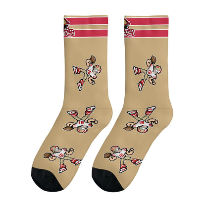 Custom Socks for San Francisco Football Fans