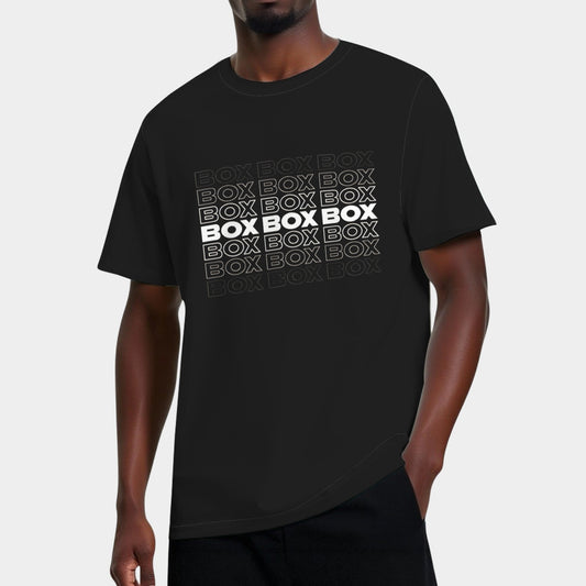 Box Box Box F1 Faded Text Design Classic T-Shirt