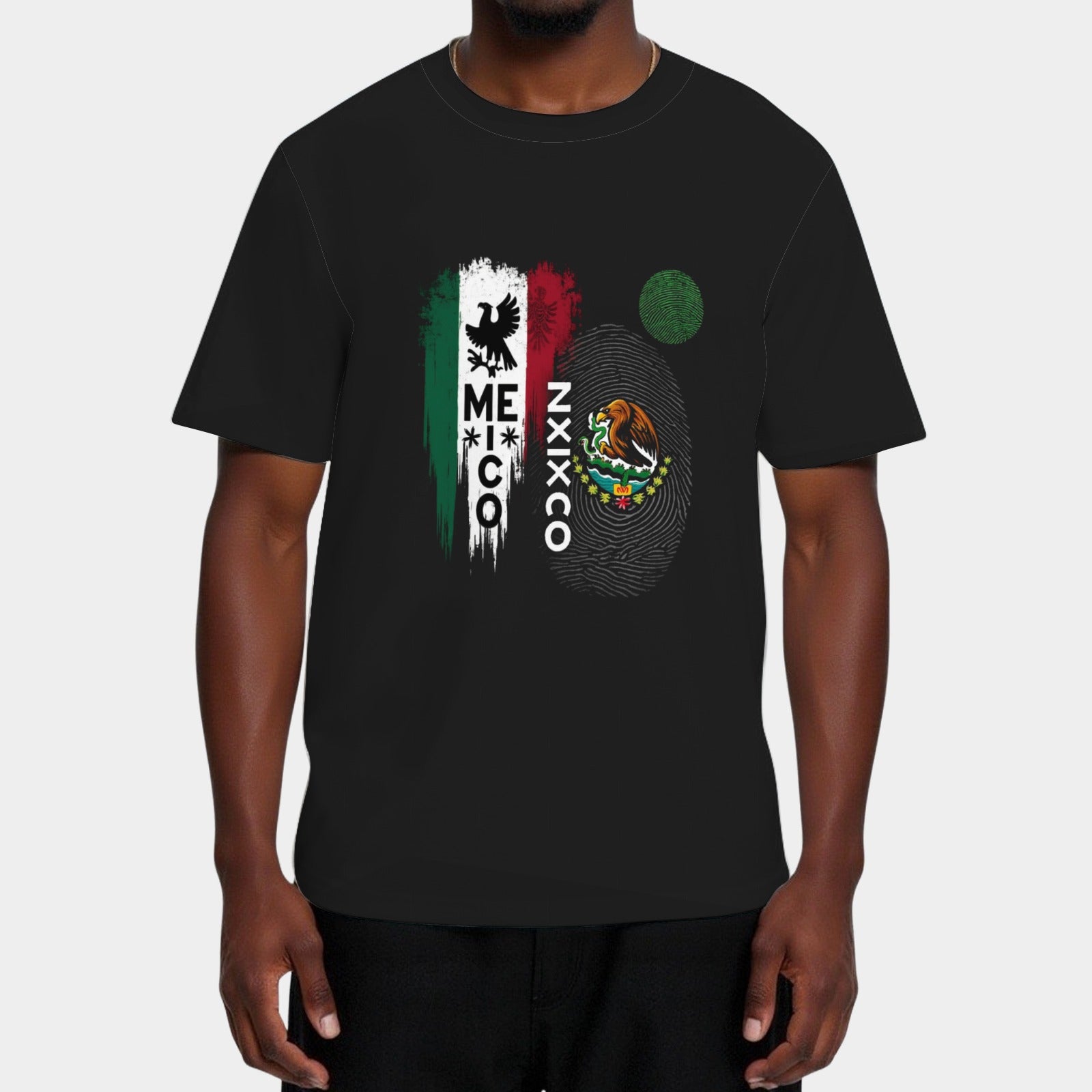 Mexican Independence Day Patriotic Flag Coat Of Arms Mexico Gift Tee Shirt