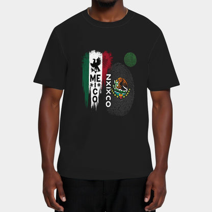 Mexican Independence Day Patriotic Flag Coat Of Arms Mexico Gift Tee Shirt