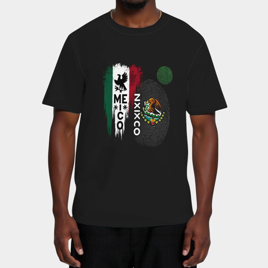 Mexican Independence Day Patriotic Flag Coat Of Arms Mexico Gift Tee Shirt