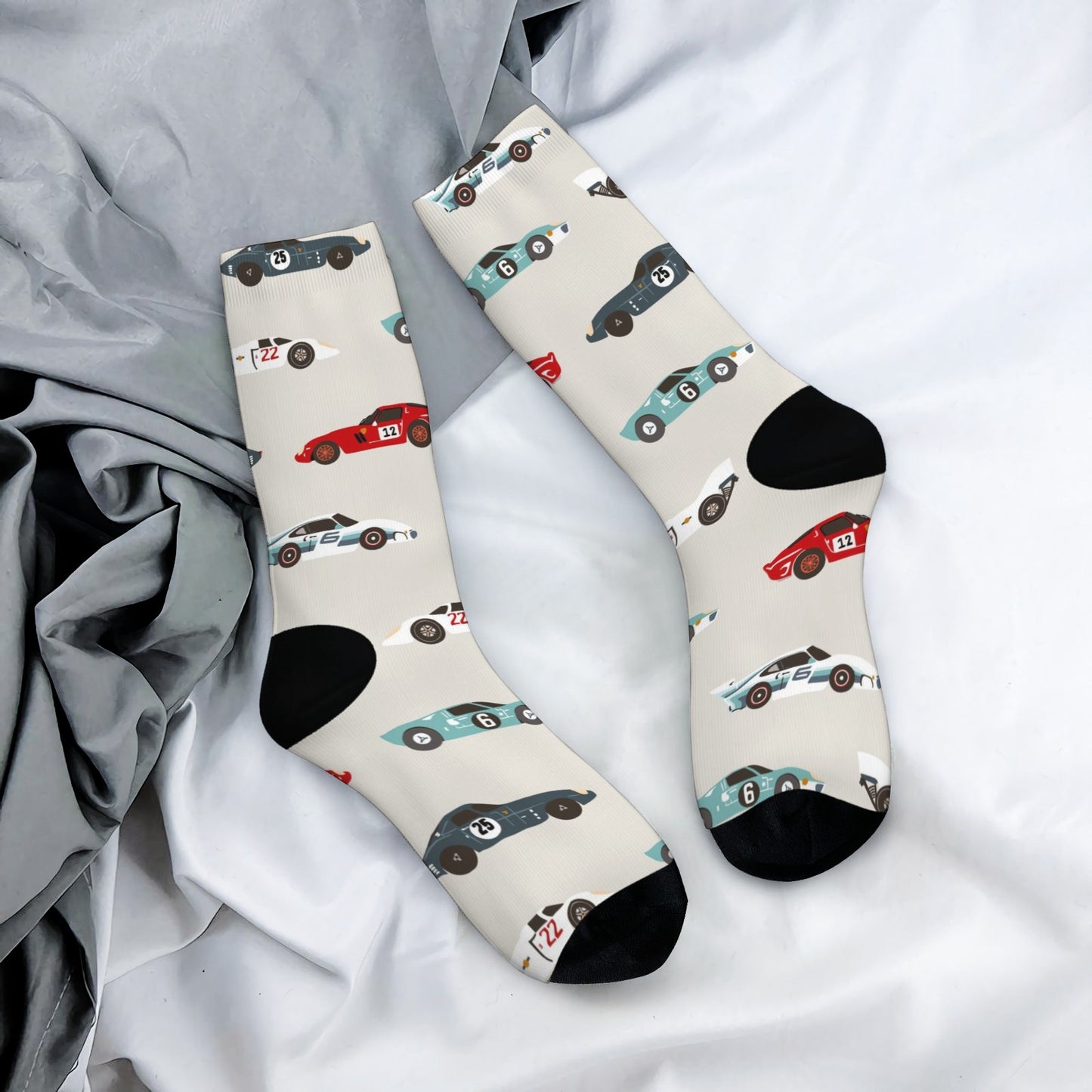 Custom Men's Underwear & Socks Set - Car