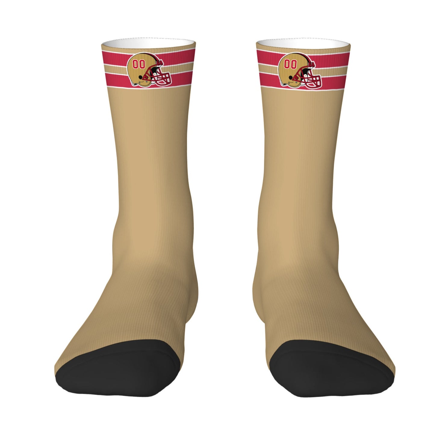 San Francisco Football Style Socks – Personalized & Unique