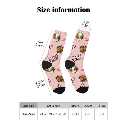 Personalized Valentine's Day Couple Love Coffee Underwear Sock Sets