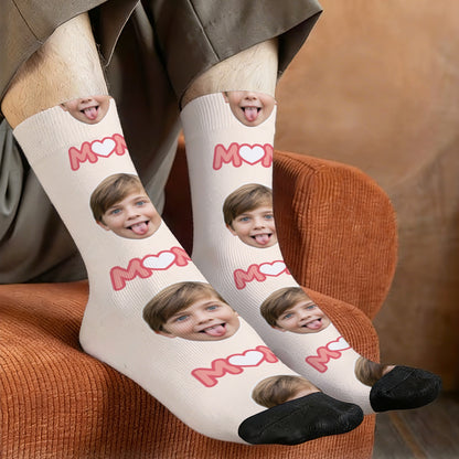 Custom Best Mom Sock